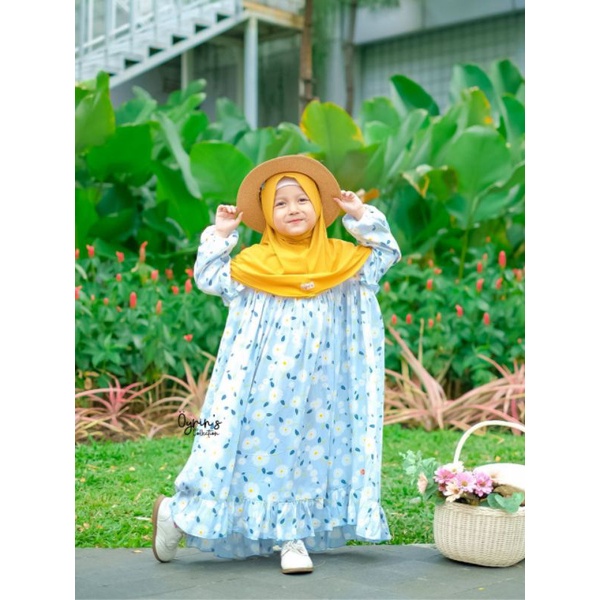 Gamis Jasmine Daily / Gamis Anak Rayon Viscose / Gamis Bayi Jasmine Daily