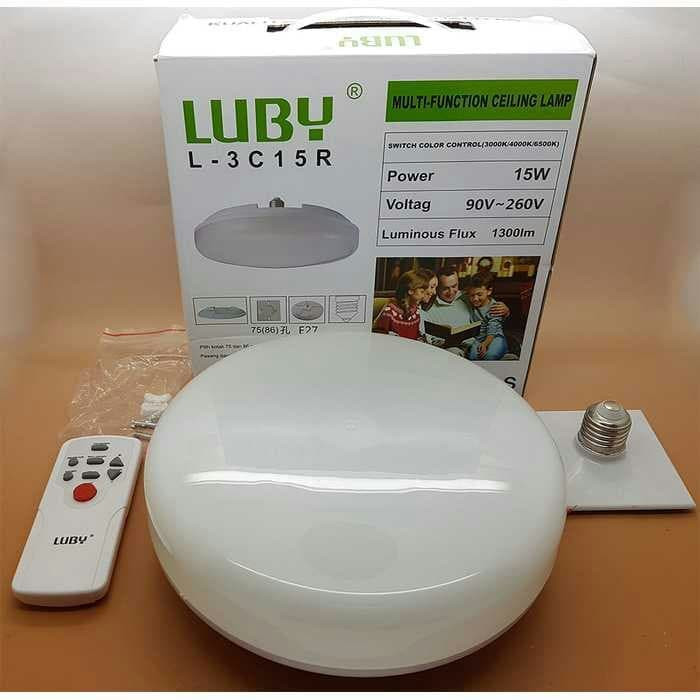 Ceiling Lamp Luby 15 Watt / Down light Lampu LED 15 Watt Remote Dimmer