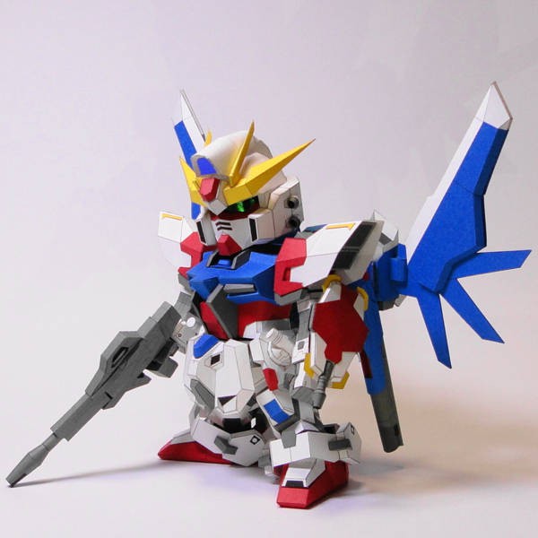 DIY Papercraft SD GAT-X105BFP Build Strike Gundam