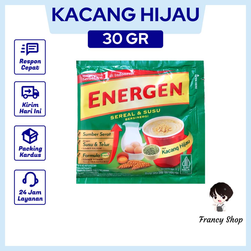 

Energen Sereal & Susu Rasa Kacang Hijau Sachet 30 gr