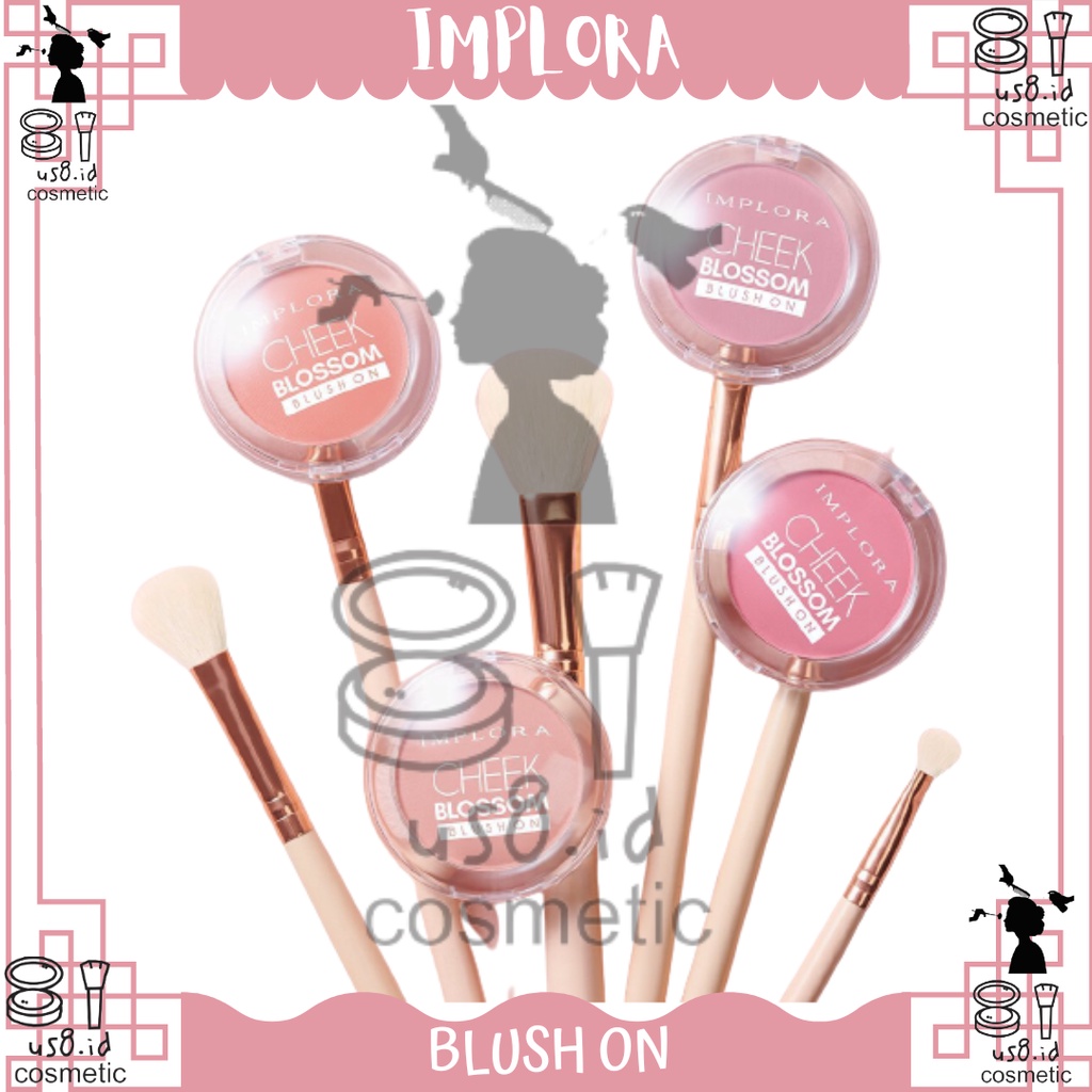 IMPLORA (✔️BPOM) Cheek Blossom Blush On 3.5g | Implora Cheek Blossom Blush On | perona wajah blushon