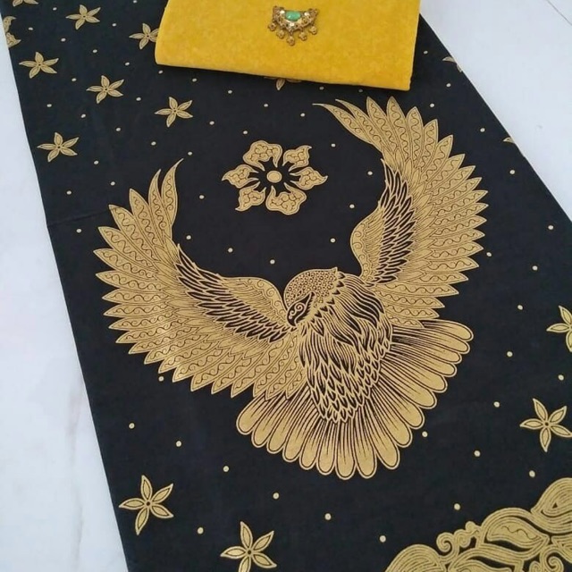 Kain Batik Prada Garuda Burung Rajawali Keris Pekalongan Jarik Katun Kemben Cukin Kebaya