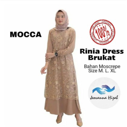 AULIA BURKAT PESTA WISUDA Gamis Syar'i asdf Putih Benhur Abu RINIA Maroon Muslim Modis Modern White.