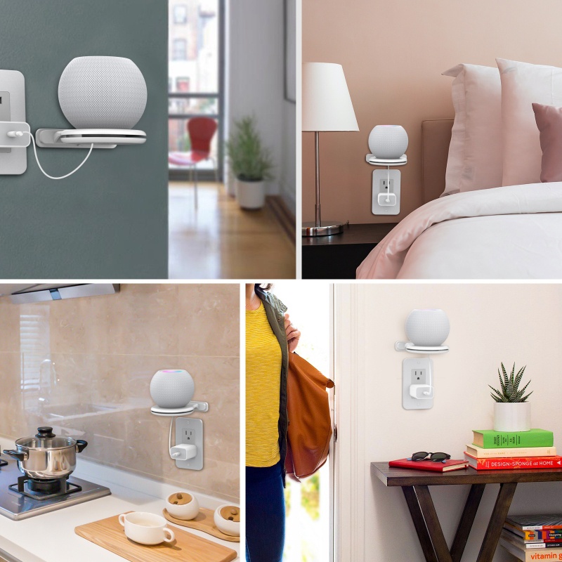 Vivi Braket Stand Holder Smart Speaker Mount Dinding Hemat Tempat Untuk HomePod Mini