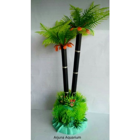 Bunga Bambu Panjang Asesoris Aquarium
