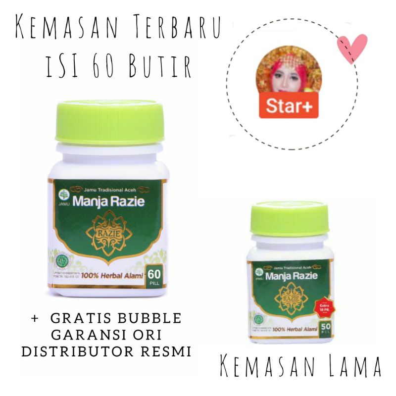 ManjaRazie | Manja Razie | Manjakani / Majakani Aceh Razie isi 60 butir Free Konsultasi