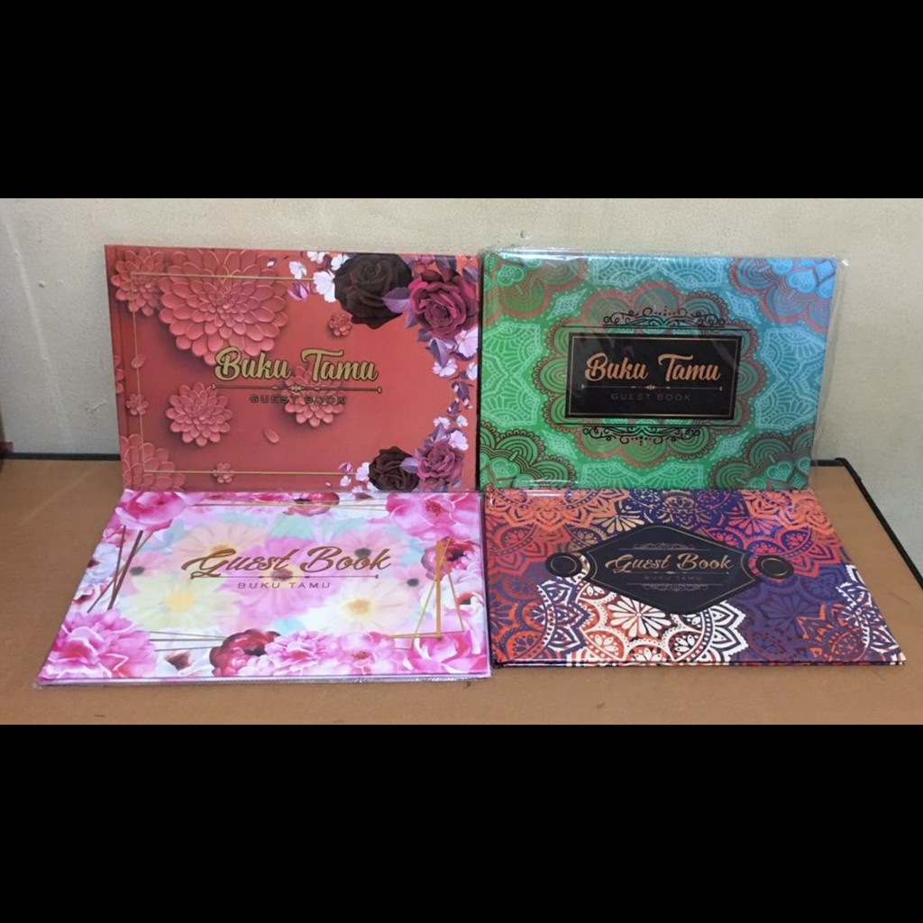 

Buku Tamu Hard Cover L Vin / Seminar/ Acara Formal Guest Book Bunga Batik