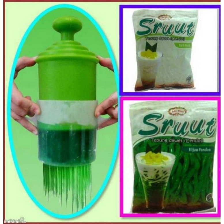 

Alat cetak cendol/dawet + free sekantong tepung