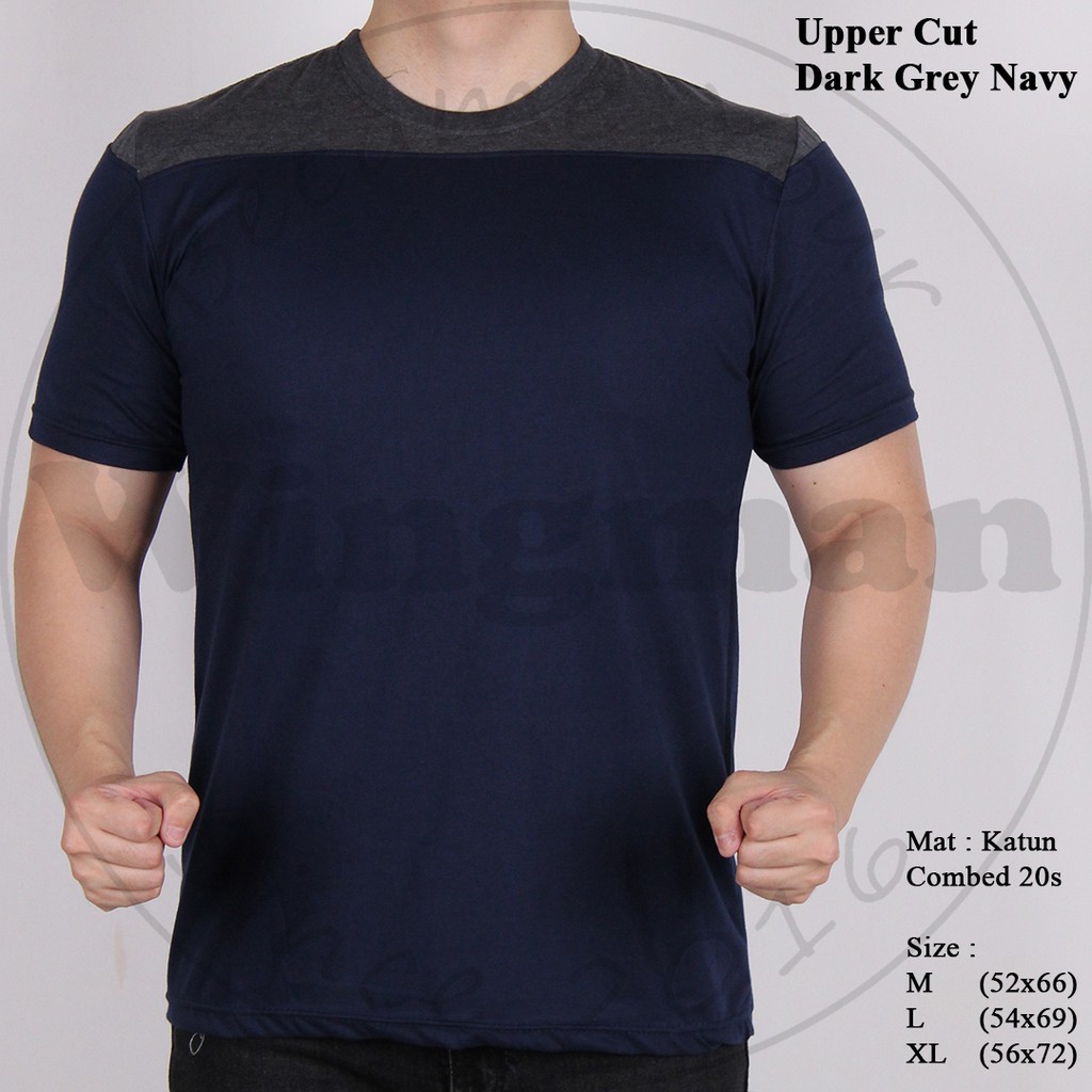  Kaos Distro Upper Cut Pria Lengan Pendek 4 Warna