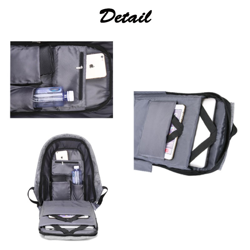 Tas Ransel Bahan Oxford Warna Polos untuk Laptop Shopee Tas Ransel Bahan Oxford Warna Polos untuk Laptop Shopee