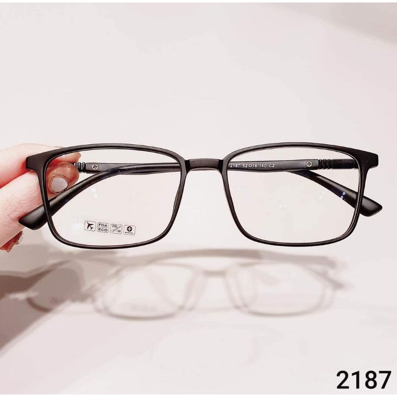 Frame kacamata 2187 ,(Frame+Lensa) , Kacamata Fhasion Pria Wanita