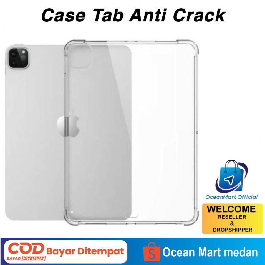 Softcase Anti Crack iPad Mini 5 6 7 Pro 11&quot; 2020 TPU Case Silicone Transparant Aksesoris Handphone HP OCEANMART OCEAN MART Murah Grosir