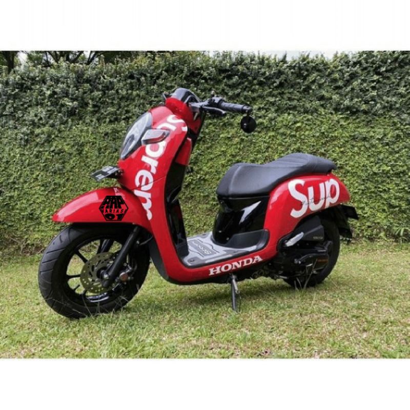 stiker SUPREME buat Scoopy, Genio, Fino, dll