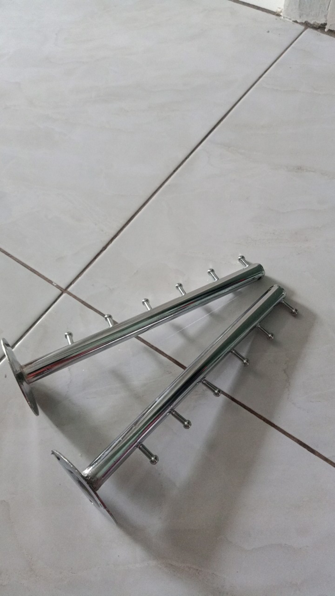 Hanger Suling Tembok Lurus 6titik / Hanger Suling 6titik Tembok