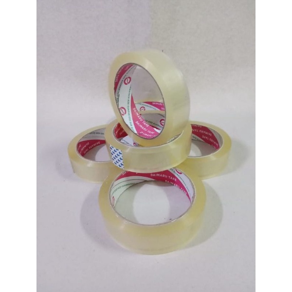 

ISOLASI DAIMARU / STATIONERY TAPE 1/2" DAN 1" / LAKBAN