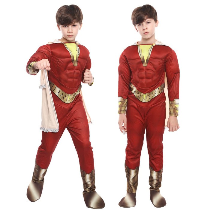 Shazam costume kids halloween costume kostum anak shazam