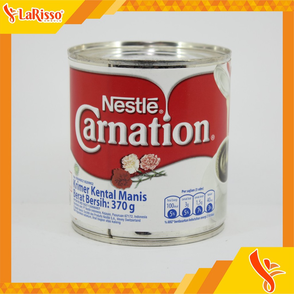 

NESTLE CARNATION KREMER KENTAL MANIS KALENG 370GR