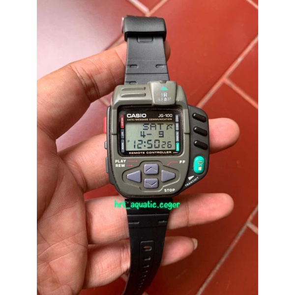 Jam Casio JG-100 CYBER CROSS JAPAN SECOND VERY RARE