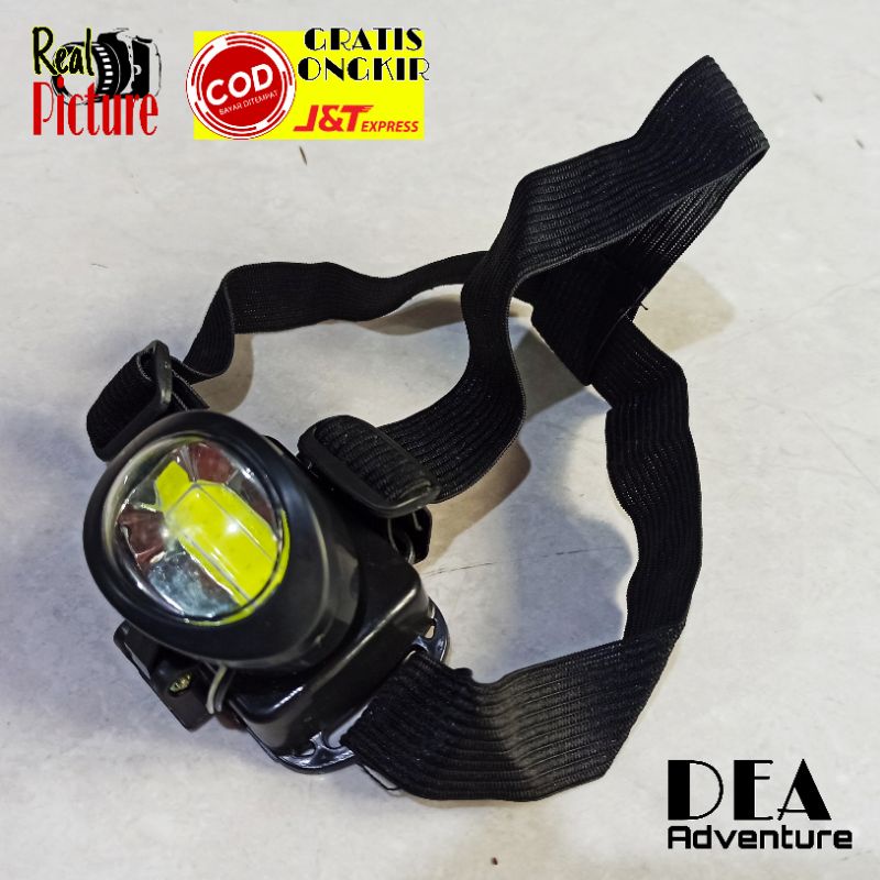 Senter Kepala Led COB Outdoor Headlamp Outdoor / Headlamp Baterai