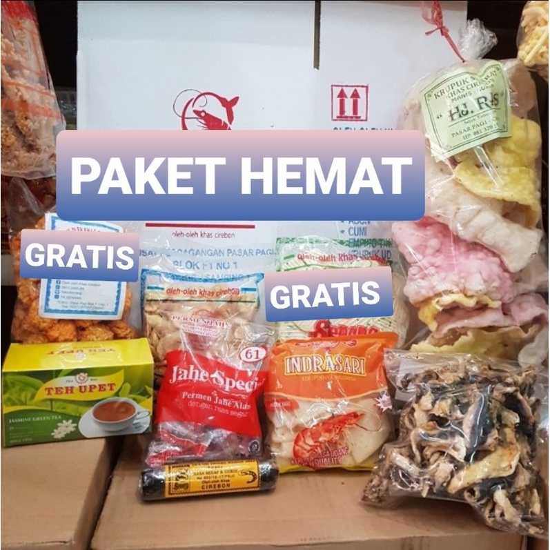 

PAKET HEMAT OLEH-OLEH KHAS CIREBON ASLI GRATIS Terasi ENAK