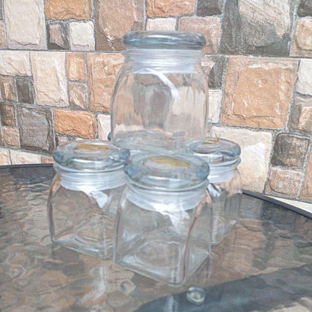 Keke Jar Kaca Mini 150 Ml / Toples Beling Mini Kedap Udara 150 Ml