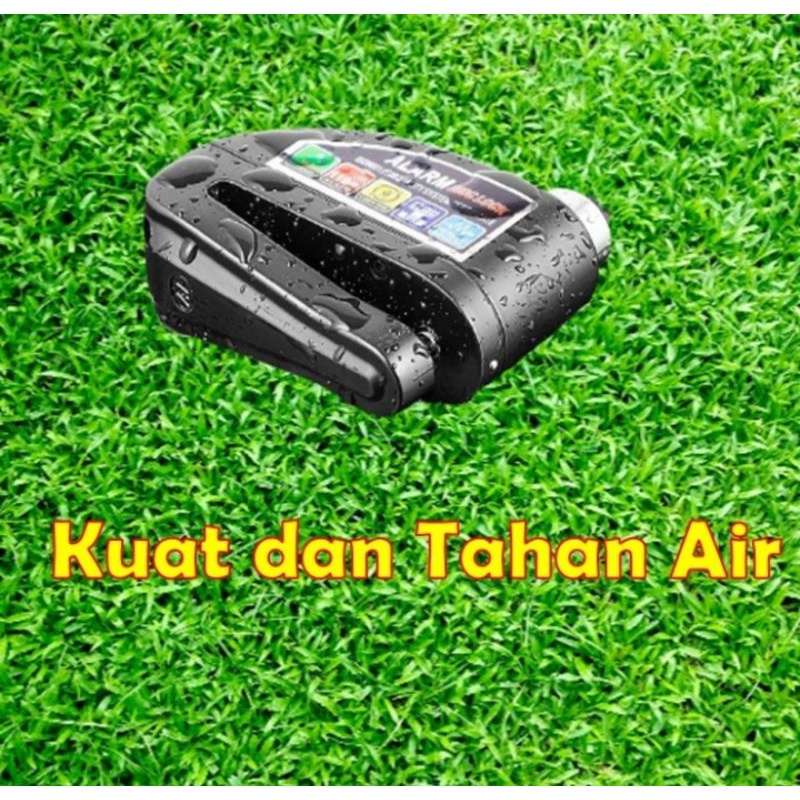 Gembok Alarm Cakram Disc Lock Kunci Alarm Gembok Motor Anti Maling 100% sesuai iklan