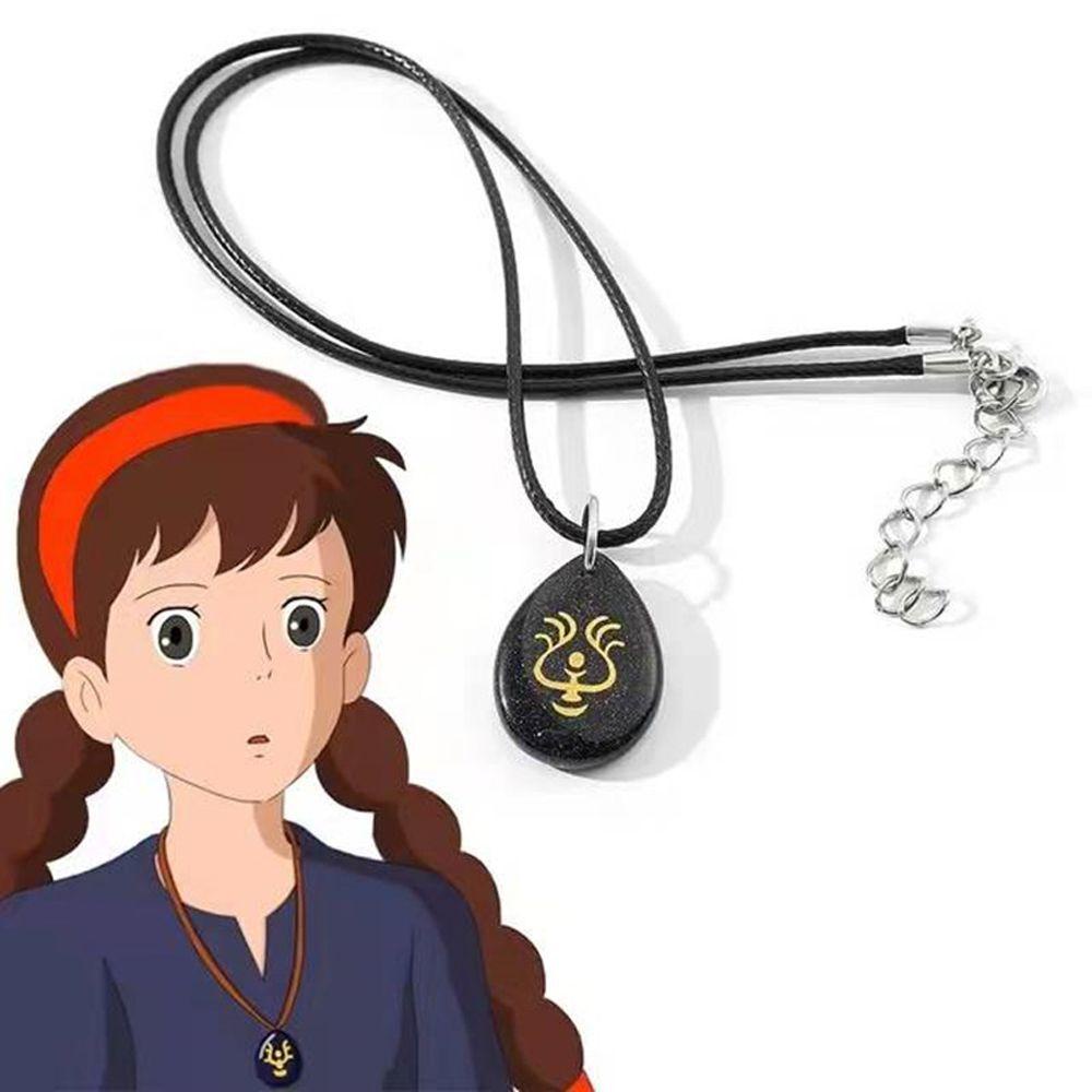 Mxbeauty Anime Kalung Elegan Adjustable Aksesoris Pesta Laputa Batu Terbang Temperamen Hayao Miyazaki Seri Castle In The Sky Pendant