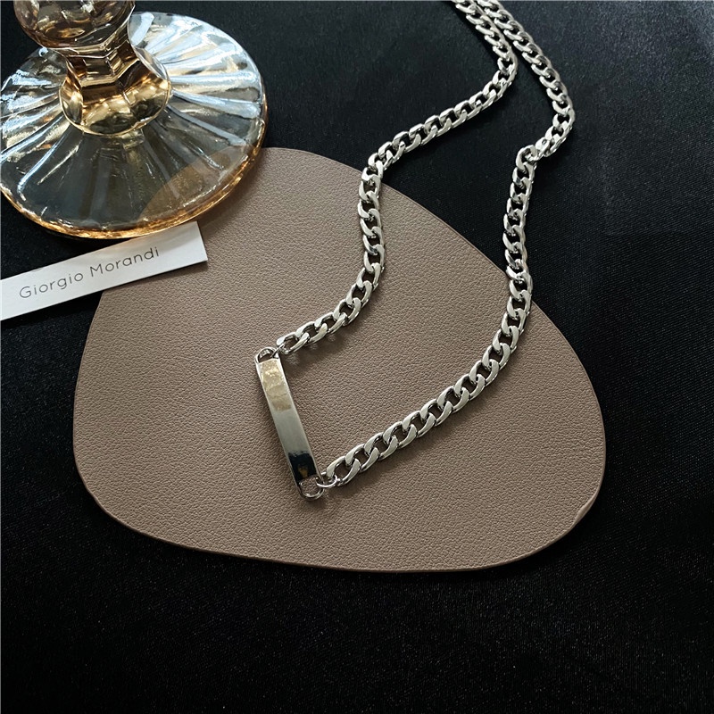 Punk Stainless Steel Chain Necklaces for Women Men Long Hip Hop Necklace on The Neck Friends Gifts