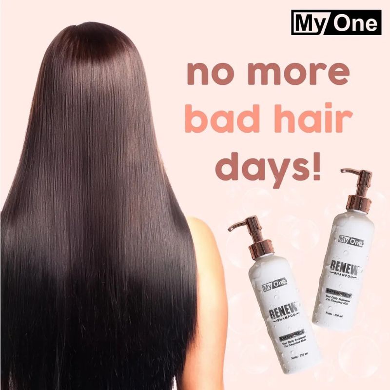 MyOne Renew Shampoo Anti Rontok Anti Lepek dan Hair Tonic BPOM-2