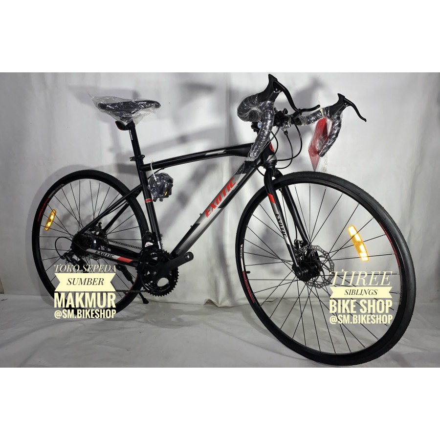 SEPEDA BALAP ROAD BIKE EXOTIC 2068 FS 1.0 700c GREY