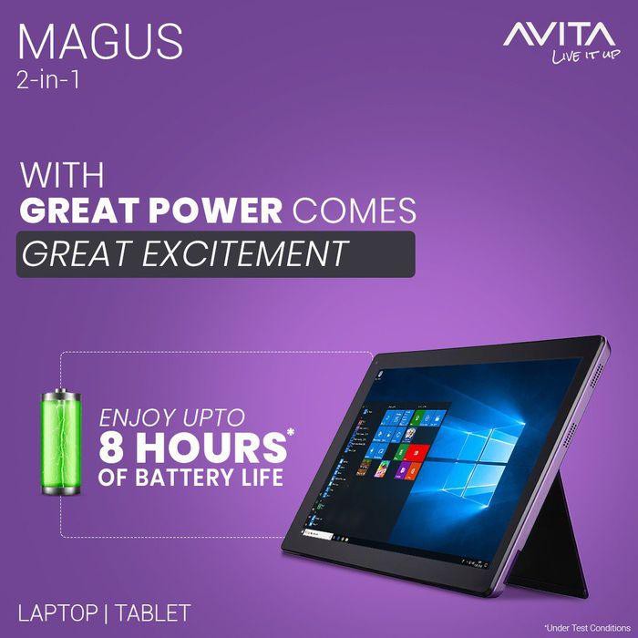 LP2500 LAPTOP AVITA MAGUS 12.2" INTEL N3350 GARANSI RESMI AVITA - Ungu