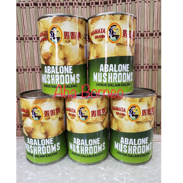 

Phau Ng Ku / Abalone Mushrooms / Jamur Abalone Kaleng / Jamur Dalam Kaleng Mamata Brand