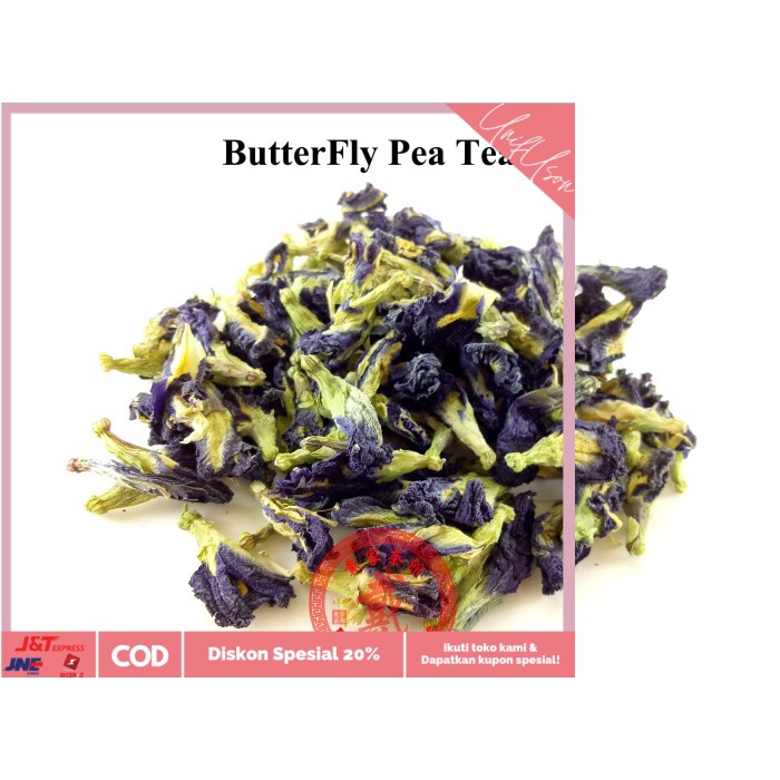 

⭐COD⭐ Teh Herbal Bunga Telang Butterfly Pea Tea 50g
