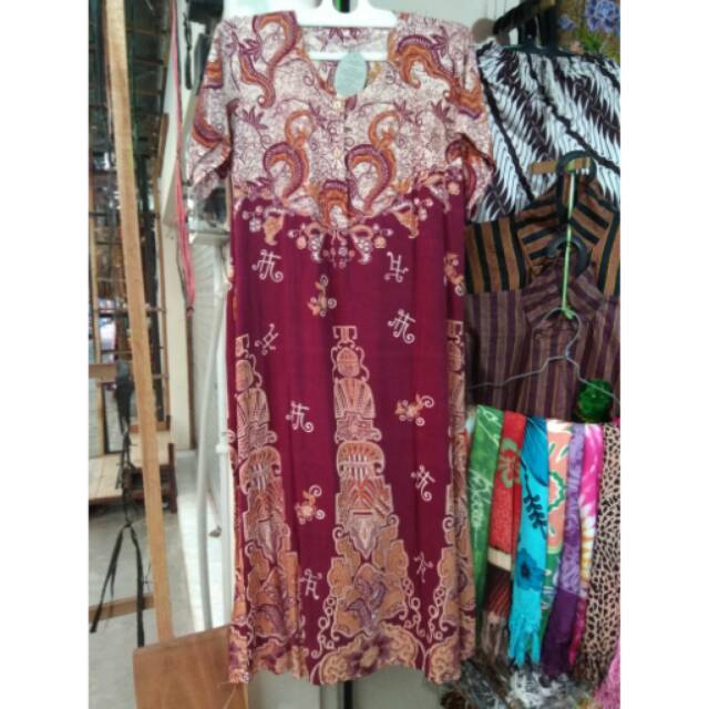 TERMURAH! TERLARIS! DASTER BATIK LENGAN PENDEK MERK BINITA - BATIK ASLI PEKALONGAN - BAJU HAMIL