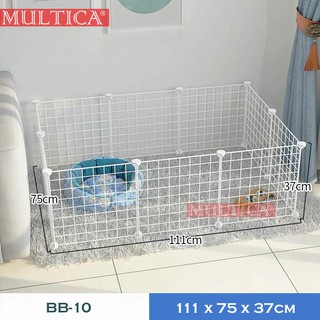 Image of thu nhỏ Multica Kandang Anjing Kucing Kelinci Portable Besi Model Kandang Hamster Burung Pagar Besi DIY #1