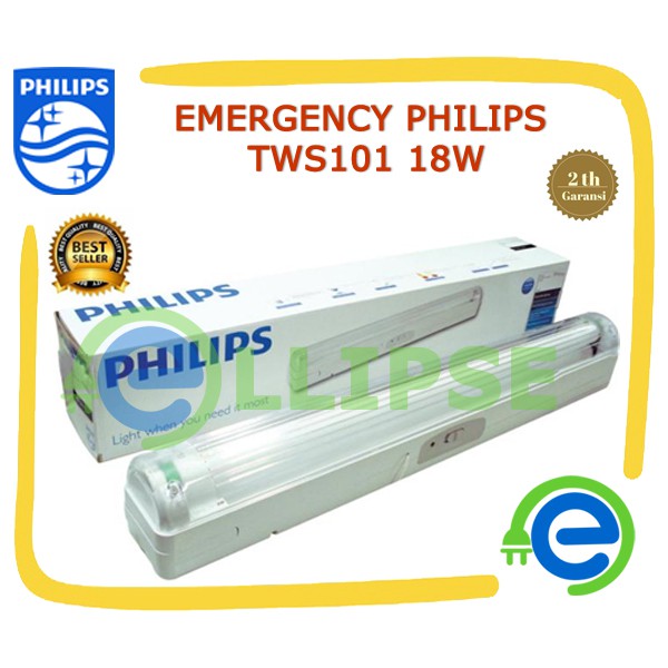 Promo Lampu Philips Emergency TWS101 18w 18watt 18 watt