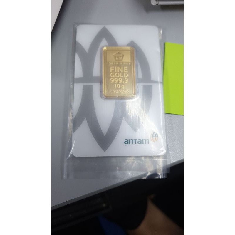 Logam Mulia Antam Model Baru 2020 Certieye Red Mark 10 Gram