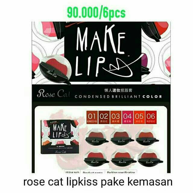 

ROSE CAT LIPKISS PAKE KEMASAB(90.000/6pcs)