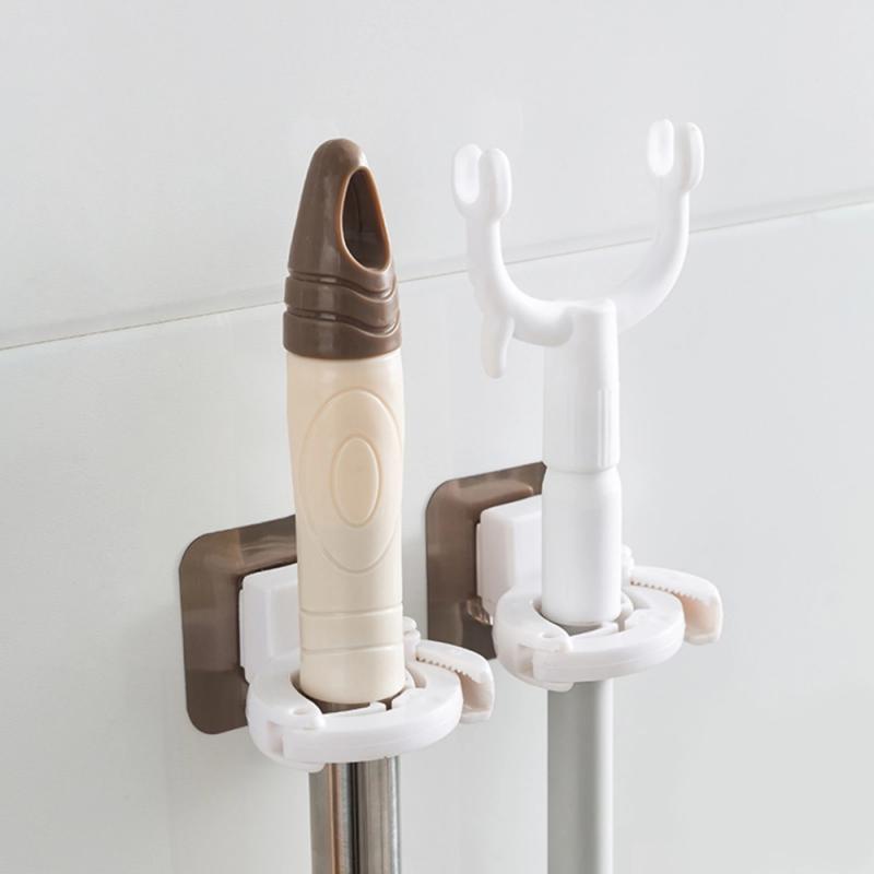 Home Wall Hanging Waterproof Shower Gel Storage Hooks / No-punching Self Adhesive Shampoo Bottle Hanger