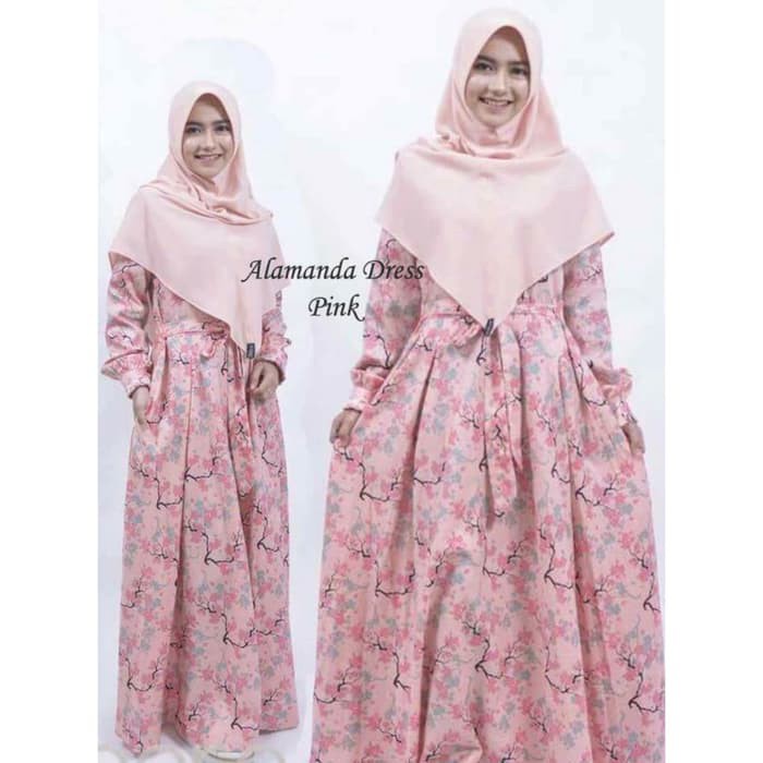 Baju gamis katun jepang gamis katun japan gamis monalisa