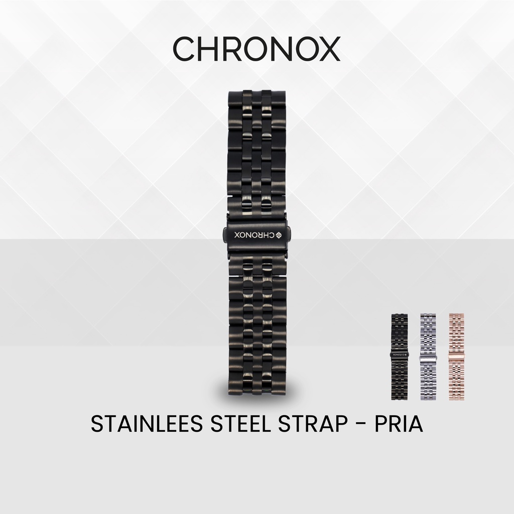 Strap Jam Tangan Chronox Pria dan wanita (Stainless Steel)