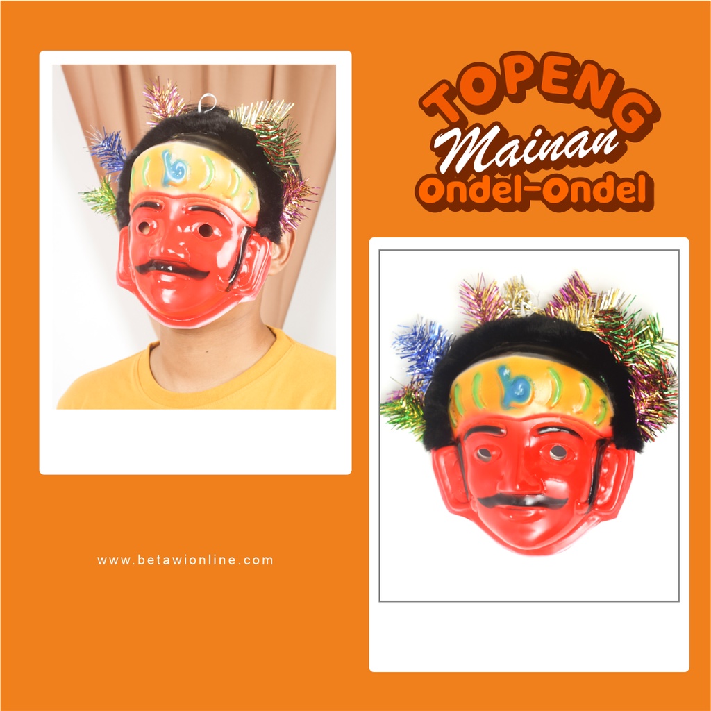 Topeng Mainan Ondel-ondel [ SATUAN ]