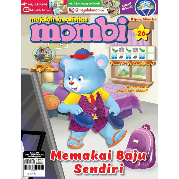 Majalah Anak Mombi Terbaru Edisi September 2022