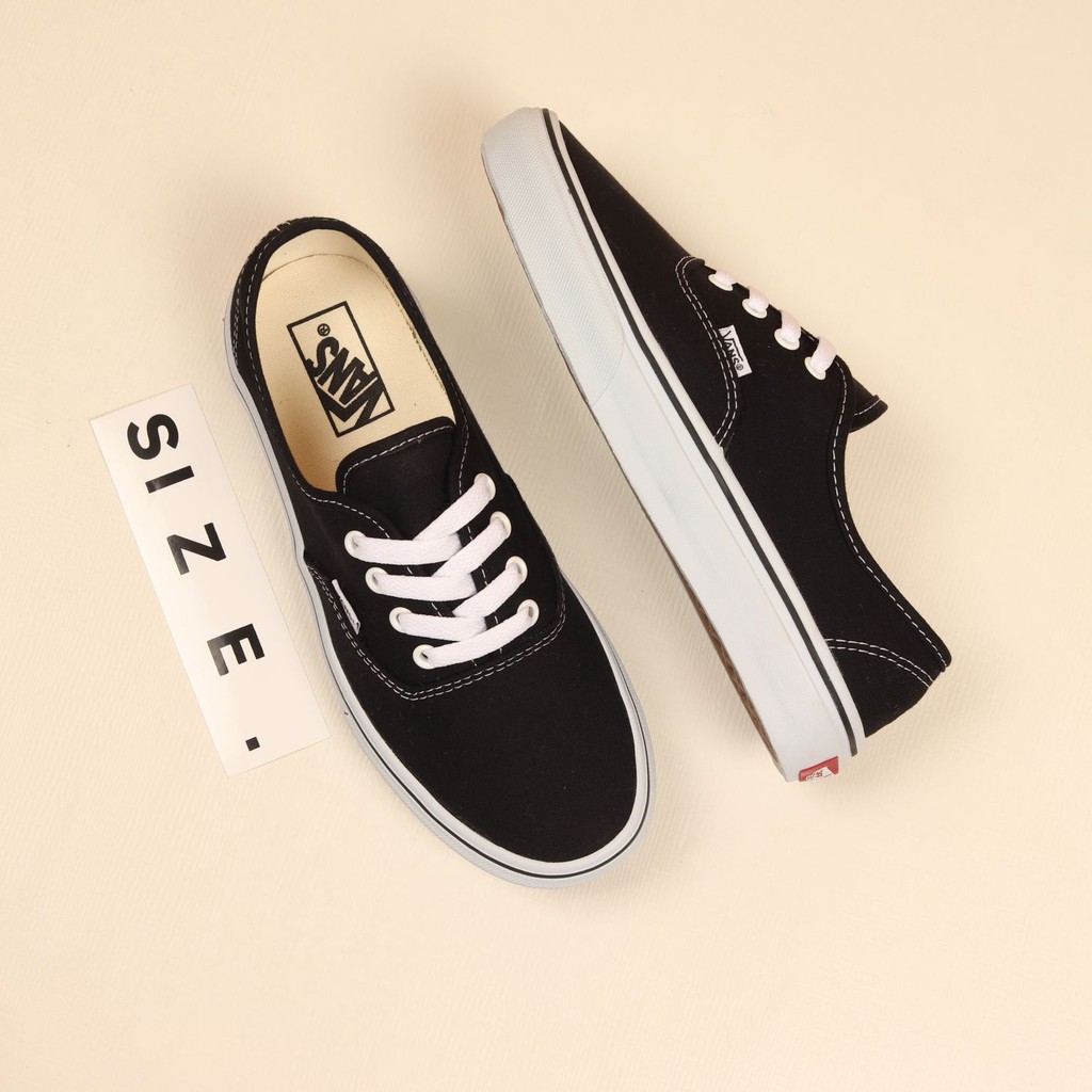 Vans Authentic Classic Black White 1