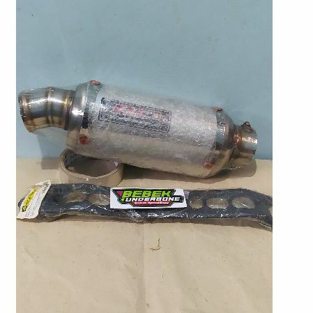 Silencer knalpot racing Rc3 inlet 50mm Universal