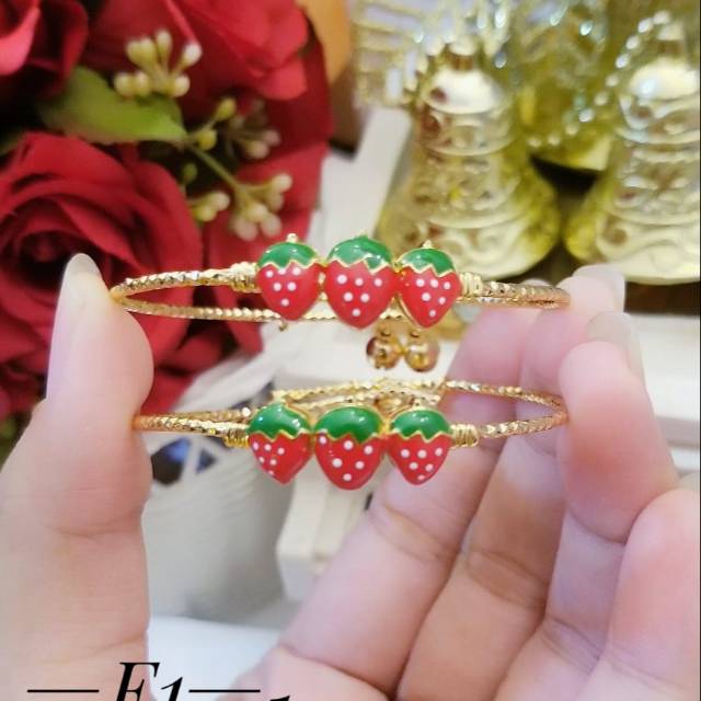 Xuping gelang anak lapis emas 24k 2621d