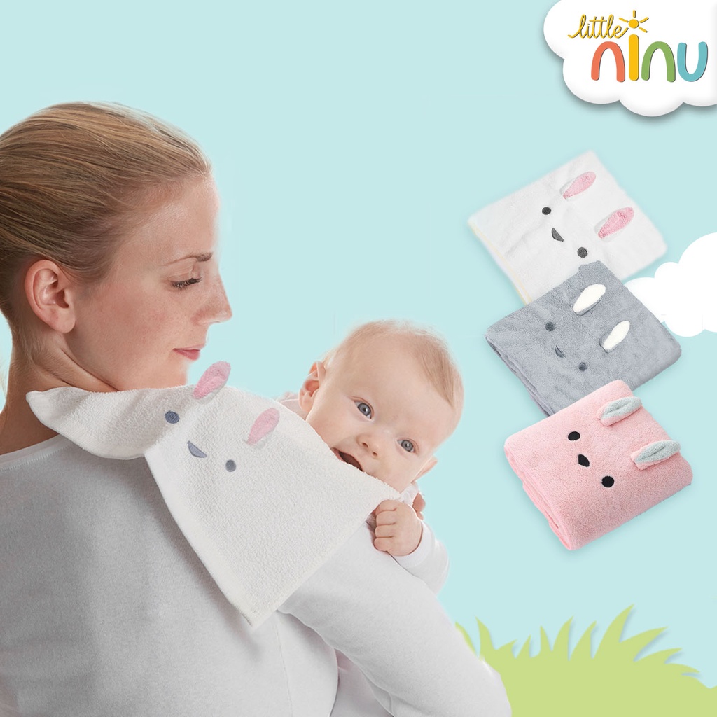 Little Ninu Handuk Microfiber Karakter Anak 73 x 35 cm