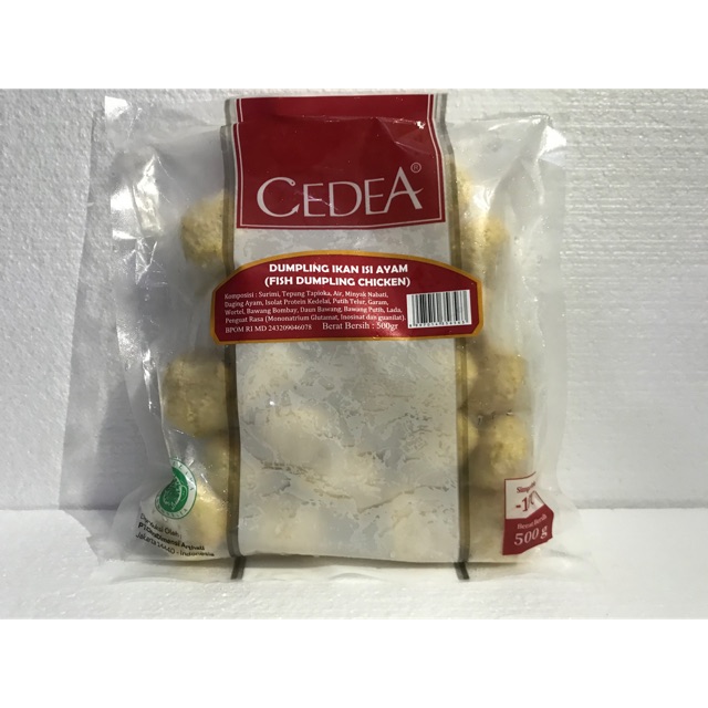 

Cedea Fish dumpling chicken 500gram