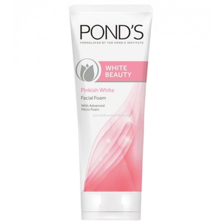 ponds white beauty pinkish white facial foam