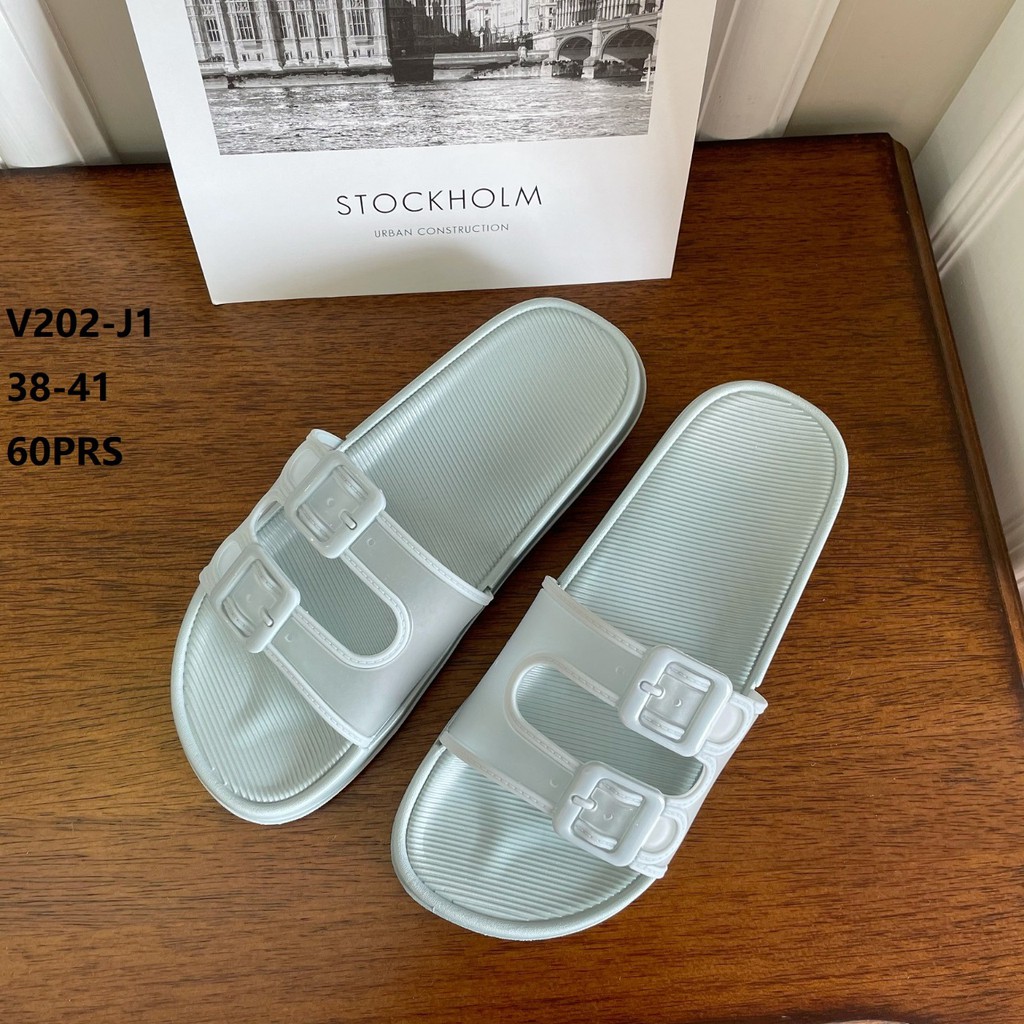 PROMO TERBATAS !!! IMPORT BUKAN LOKAL Sandal Wanita Selop karet Jelly Import Willona N202